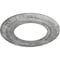 Ekena Millwork Claremont Medallion (Canopies up to 7"), 10 5/8"OD x 5 3/4"ID x 1/2"P, Ultra Pure White Crackle CM10CLUWC - alternate 4